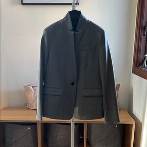 Sporty J.Crew women’s gray blazer double lined